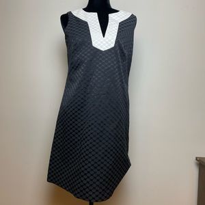 Michael Kors Black and White Polka Dot Dress Size 8